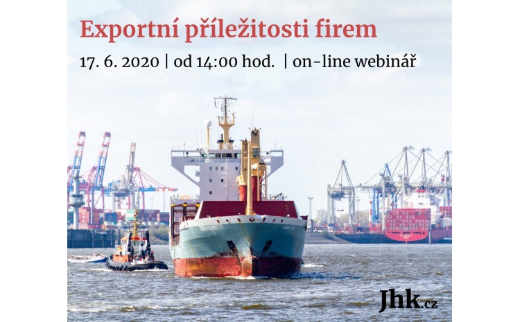 Pozvánka na webinář Exportní novinky v době pokovidové