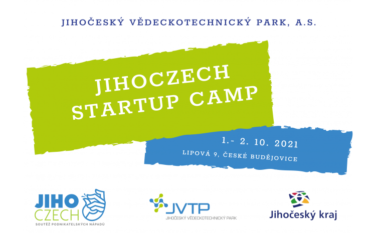Jihoczech Startup Camp začíná v JVTP již zítra!