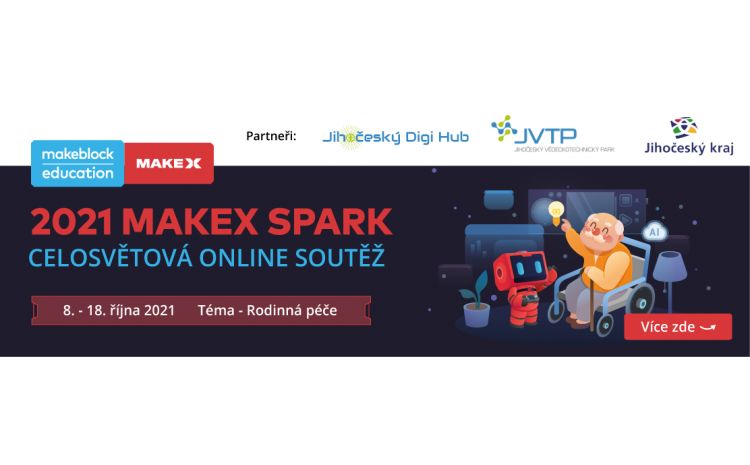 Celosvětová programovací online soutěž MakeX Spark pro základní školy