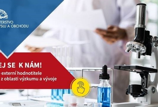 Ministerstvo průmyslu a obchodu hledá externí hodnotitele projektů z oblasti výzkumu a vývoje