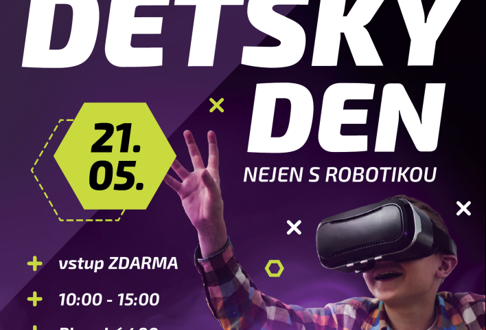 Pozvánka na Dětský den nejen s robotikou v Roudném