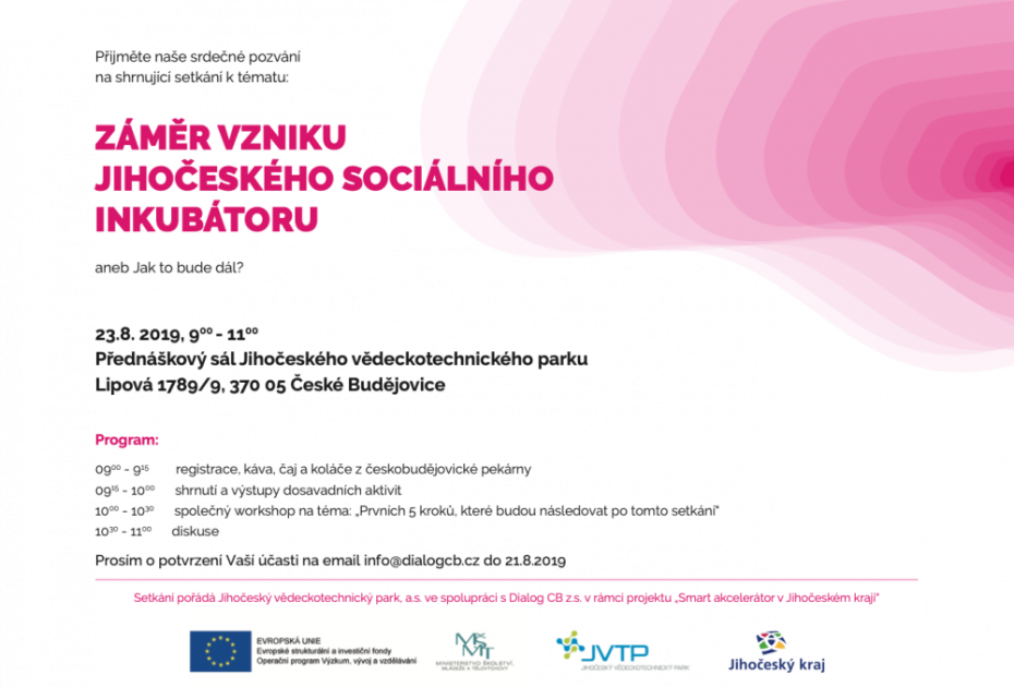 Pozvánka_Jihočesky sociální inkubátor_vol.II