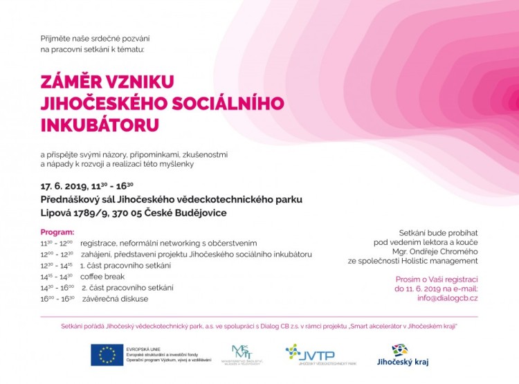 Jihočeský sociální inkubátor - workshop