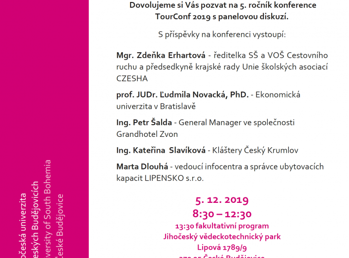 5. ročník konference TourConf 2019
