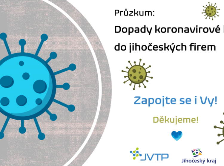 Jihočeský vědeckotechnický park spustil rychlou anketu ke zjištění dopadů koronavirové krize v jihočeských firmách