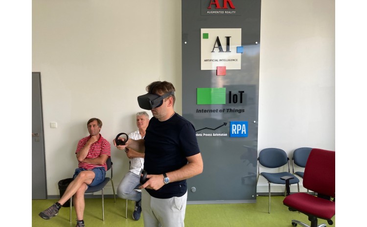 Prezentace technologie VR v testbedu JVTP