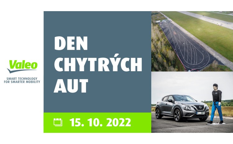 Den chytrých aut - testovací polygon VALEO 15.10. Milovice