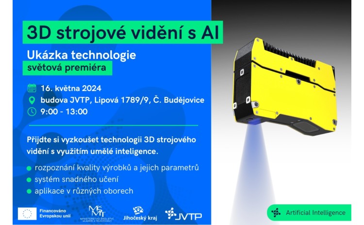 3D strojové vidění s AI