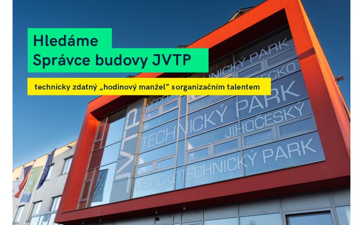 Hledáme správce budovy pro JVTP