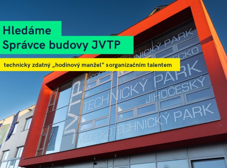 Hledáme správce budovy pro JVTP