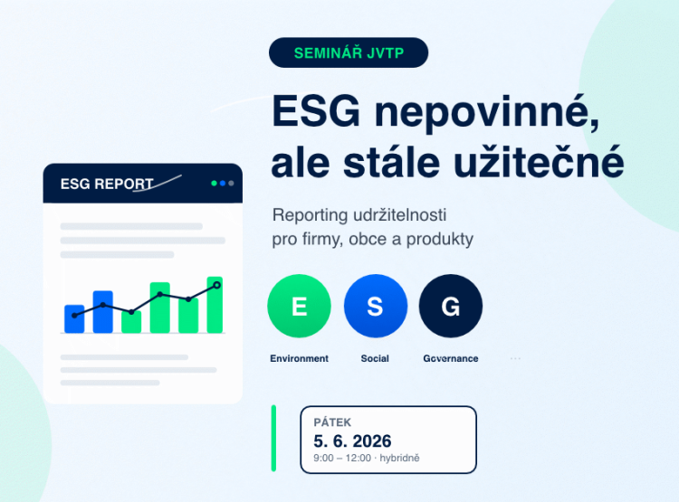 ESG nepovinné, ale stále užitečné - seminář