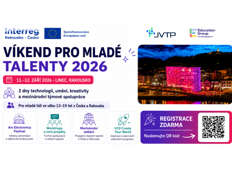 Víkend pro mladé talenty 2026 (Talent Workshop Weekend)