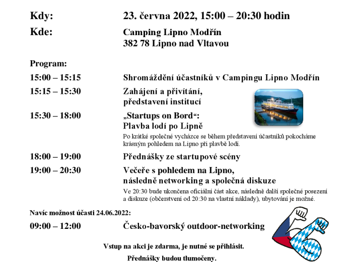Bavorsko-česká akce pro startupy a startupovou scénu