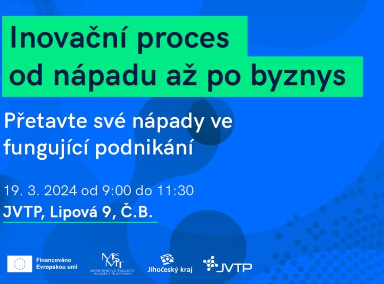 Informační seminář: Inovační proces od nápadu až po byznys