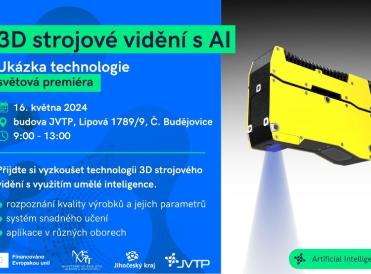 3D strojové vidění s AI