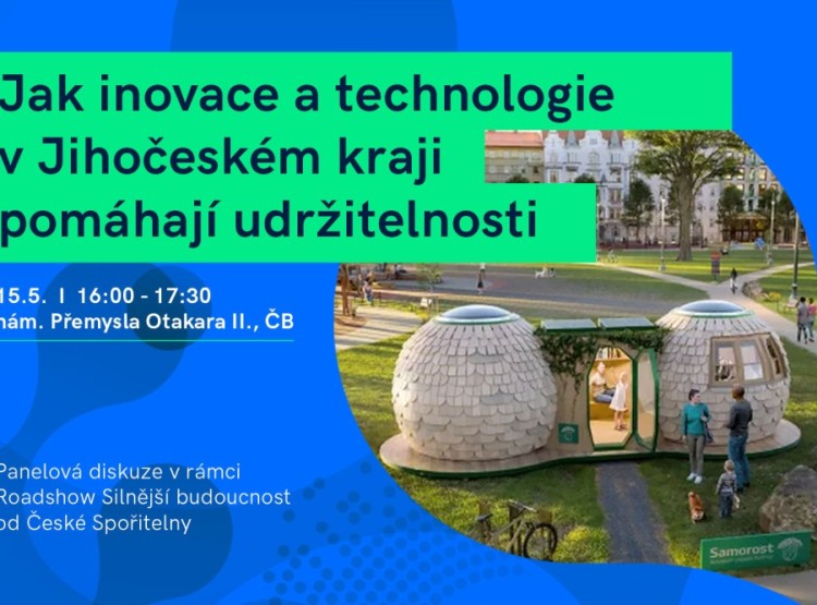 Jak inovace pomáhají udržitelnosti? Přijďte na panelovou diskuzi v rámci Roadshow České spořitelny