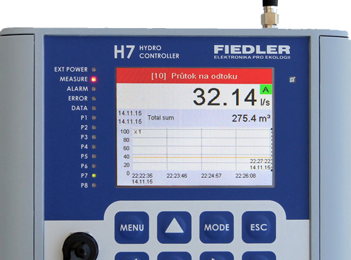 H7 - Multikanálová záznamová a řídící jednotka, Datalogger