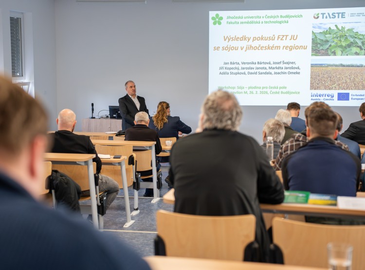 Workshop "Sója – plodina pro česká pole“ představil nové poznatky z výzkumu i praxe