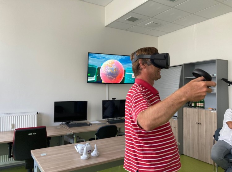 Prezentace technologie VR v testbedu JVTP