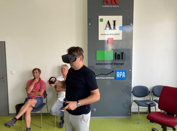Prezentace technologie VR v testbedu JVTP