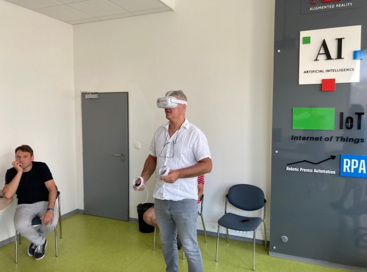 Prezentace technologie VR v testbedu JVTP