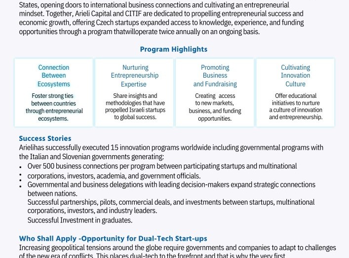 Czech Israeli Technology & Innovation Forum (CITIF)