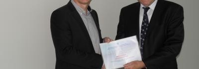 předávání diplomu