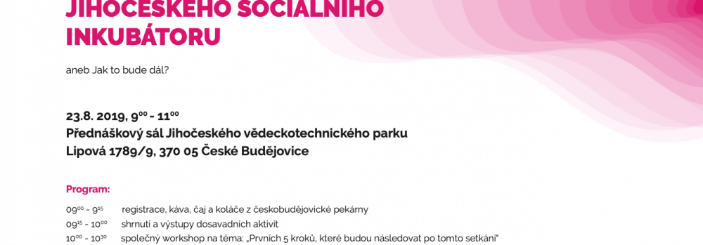 Pozvánka_Jihočesky sociální inkubátor_vol.II