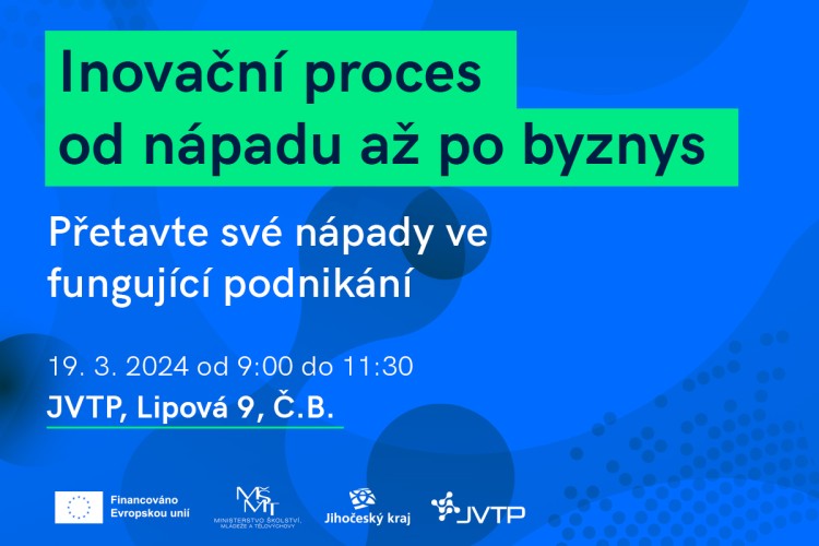 Informační seminář: Inovační proces od nápadu až po byznys