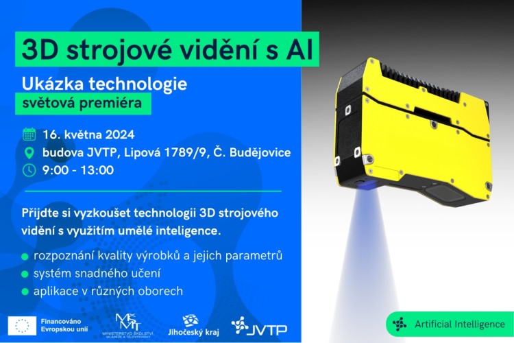 3D strojové vidění s AI