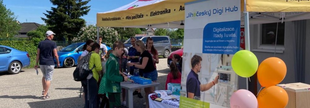 Jihočeský Digi Hub a "Dětský den nejen s robotikou"