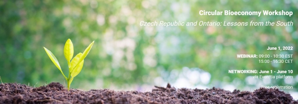 Pozvánka na webinář "Circular Bioeconomy Workshop Czech Republic and Ontario"